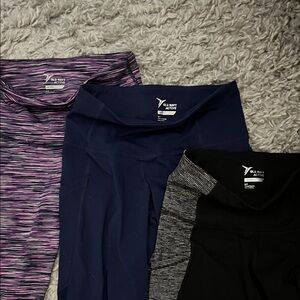 Old Navy Active Leggings Bundle - Purple, Navy, Black